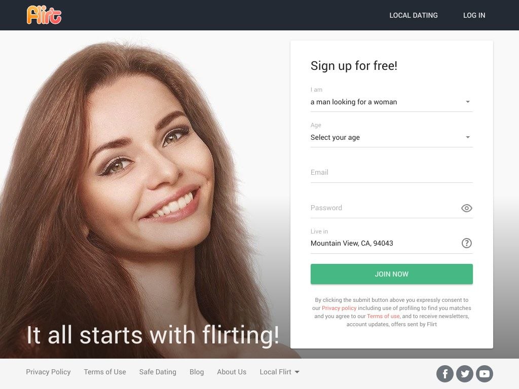 simple flirt dating site